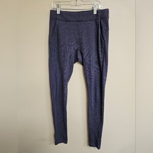 Lunya XS Navy Blue Leggings Slim Pants Seamless